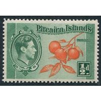 Питкерн 1940 ** Апельсины, марка из серии (SG 1)