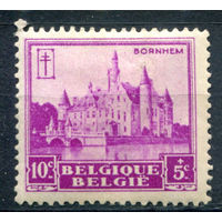 Бельгия - 1930г. - архитектура, борьба с туберкулёзом, 10 + 5 с - 1 марка - MH [Mi 291]. #2-Be-40-B-2