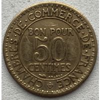 Франция 50 сантимов 1924 г.