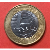 Бразилия 1 реал биметалл