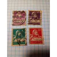 Марка  Швейцария 1925