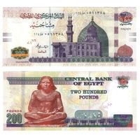 Египет 200 фунтов 2024 год UNC  НОВИНКА