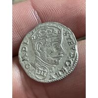 3 гроша 1581 Стефан Баторий! Неописанный? Аномальный? RRR