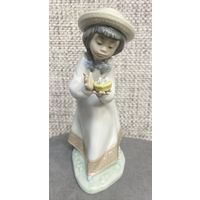 Винтажная испанская фарфоровая статуэтка Истинная любовь Nao  Lladro 8 х 19 см.