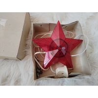 Верхушка на ёлку " звезда". СССР. В упаковке.