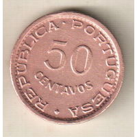 Ангола 50 сентаво 1957