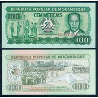 Мозамбик 100 метикал 1983 год, UNC