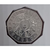 5 евро 2007 года Австрия  серебро 850 jahre Mariazell