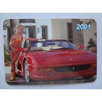 Календарик 2001 г. Рекламно-издательская группа Полисфер.