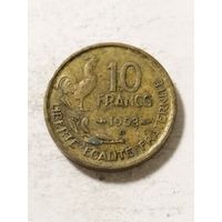 Франция 10 франков 1953