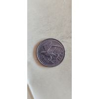 Барбадос 10 цент 1992