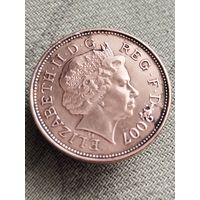 Распродажа - 2 пенса 2007г.,Елизавета 2, Великобритания