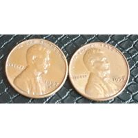1 цент 1957  Р & D США