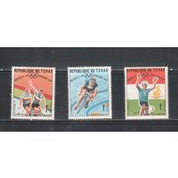 Чад-1968(Мих.250-) , **  , Спорт, Велоспорт , Велосипеды,