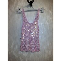 Нарядный топ в пайетки