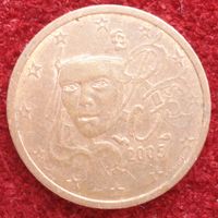 7005:  2 евроцента 2005 Франция