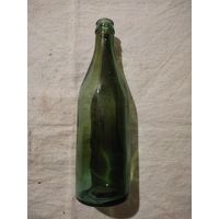 Бутылка водочная, СССР, 0,5 л, зеленое стекло.